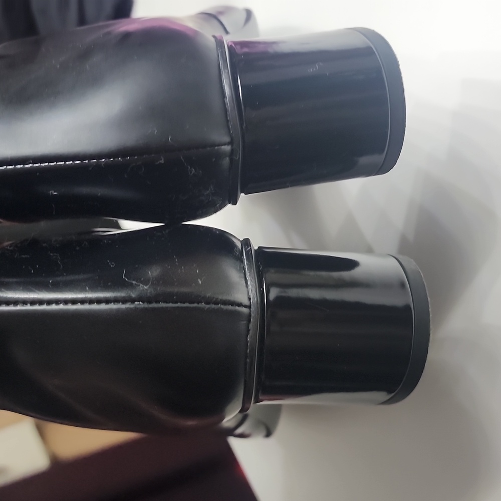 GUCCI LILIAN EUC KNEE HIGH BLACK BOOTS WORN 1X SIZE 38.5 IN BOX - Picture 3 of 9